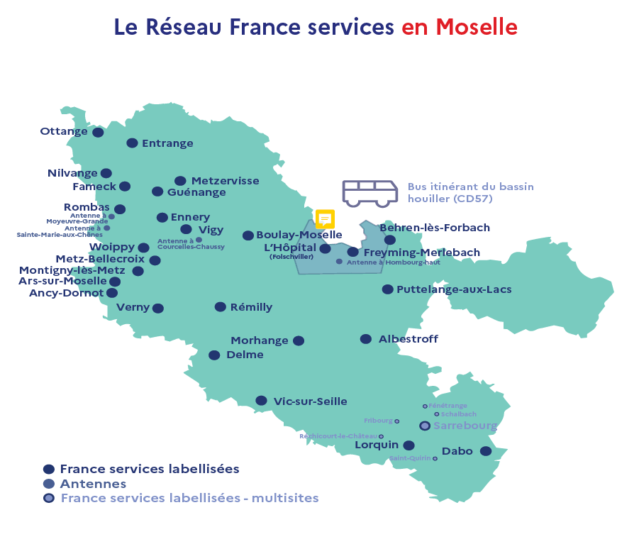 carte Moselle France Services
